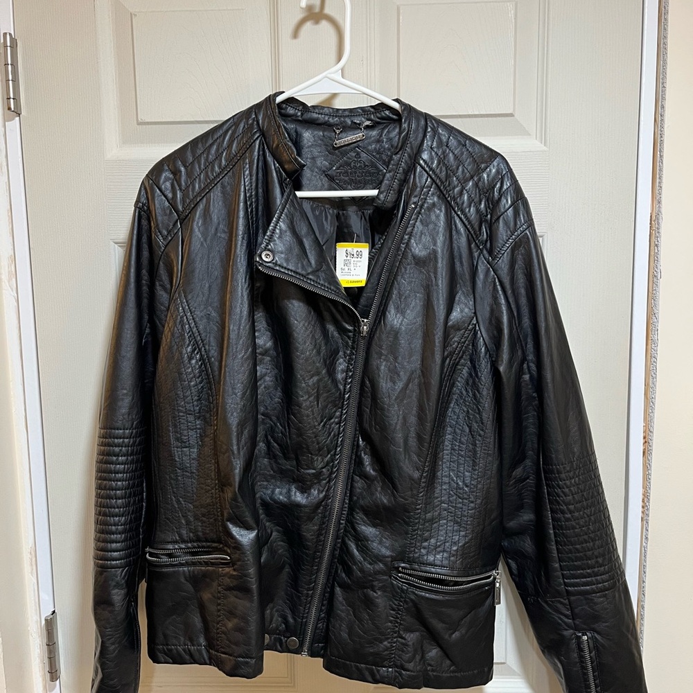 Jou Jou Black Lightweight Shirt Jacket Asymmetrical Design